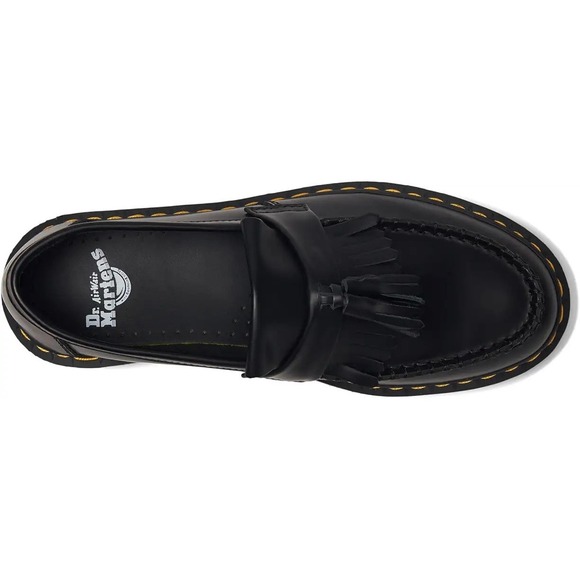Dr. Martens Adrian Quad Black Platform Shoes Mens 8 Women\'s 9 Loafers New! main image 5